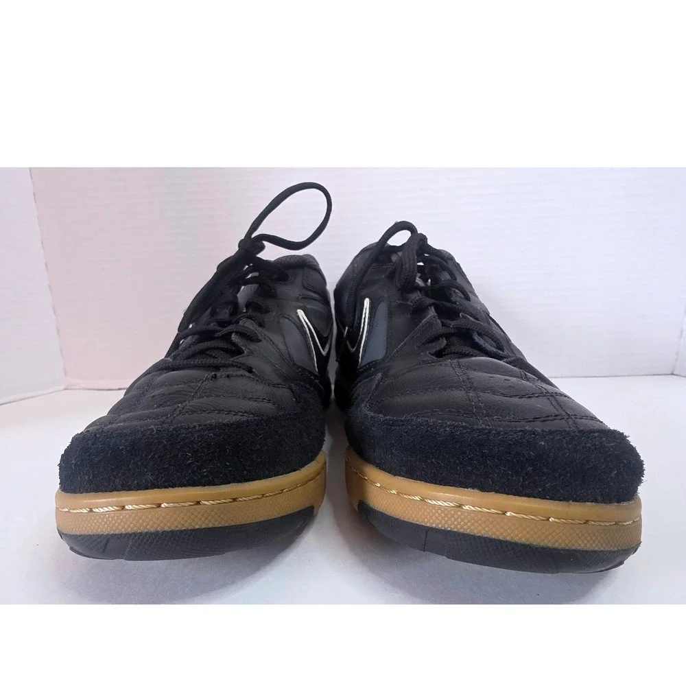 Nike Nike5 Gato Indoor Soccer Shoes Mens Black White Gum SZ 13
